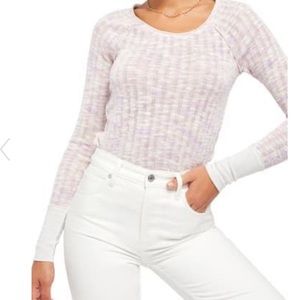 Free People NWOT Space Out Long Sleeve Knit Top